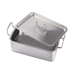 Cutie instrumentar cu maner – inox 40x23X8 cm